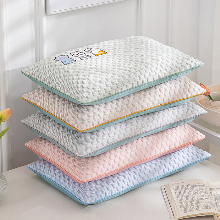 91家纺网 家纺一手货源 找家纺 （总）仁宇枕业 2026新款0-6-12婴幼儿枕头冰爽凉豆豆虎头荞麦枕儿童学生枕头枕芯