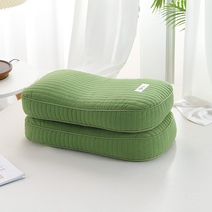 91家纺网 家纺一手货源 找家纺 （总）仁宇枕业 2026新款全棉磨毛全荞麦枕头韩式砂洗全荞麦枕枕头枕芯