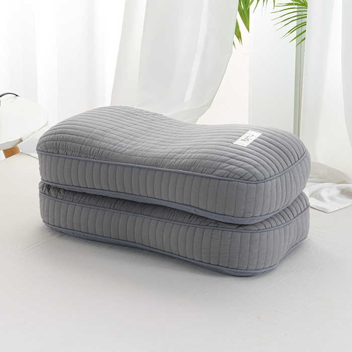 91家纺网 家纺一手货源 找家纺 （总）仁宇枕业 2026新款全棉磨毛全荞麦枕头韩式砂洗全荞麦枕枕头枕芯