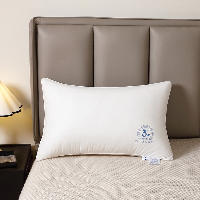91家纺网 家纺一手货源 找家纺 （总）仁宇枕业 2026新款全棉三防舒眠枕枕头枕芯