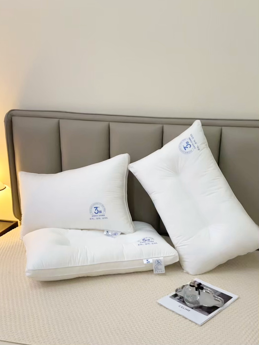 91家纺网 家纺一手货源 找家纺 （总）仁宇枕业 2026新款全棉三防舒眠枕枕头枕芯
