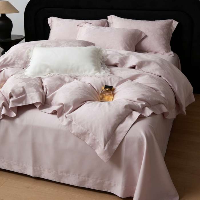 91家纺网 家纺一手货源 找家纺 （总）淳绵 2026新款天丝棉提花套件