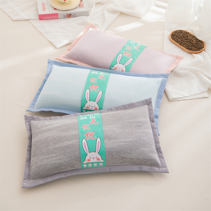 91家纺网 家纺一手货源 找家纺 （总）仁宇枕业 2026新款夏季冰凉清凉无忧款系列全荞麦枕枕头枕芯