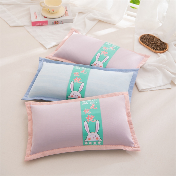 91家纺网 家纺一手货源 找家纺 （总）仁宇枕业 2026新款夏季冰凉清凉无忧款系列全荞麦枕枕头枕芯