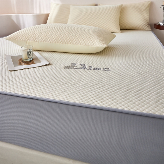 91家纺网 家纺一手货源 找家纺 （总）奥裕家纺 2026新款云母凉感冰豆豆席床笠款凉席席子