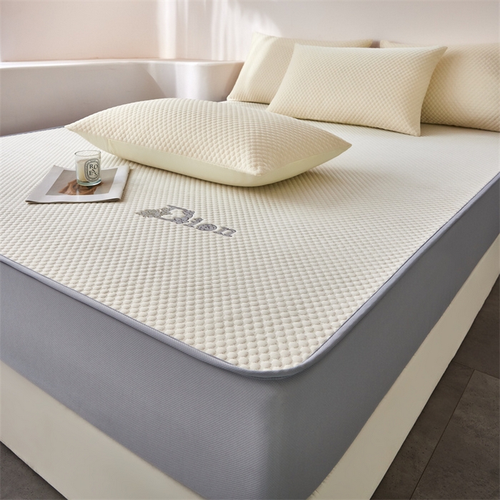 91家纺网 家纺一手货源 找家纺 （总）奥裕家纺 2026新款云母凉感冰豆豆席床笠款凉席席子