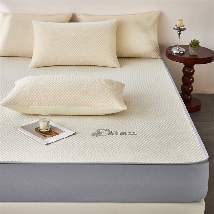 91家纺网 家纺一手货源 找家纺 （总）奥裕家纺 2026新款云母凉感冰豆豆席床笠款凉席席子