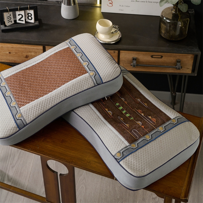 91家纺网 家纺一手货源 找家纺 （总）仁宇枕业 2026新款夏季款中草药决明子枕记忆枕荞麦枕枕头枕芯