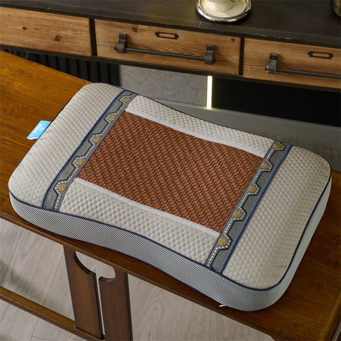 91家纺网 家纺一手货源 找家纺 （总）仁宇枕业 2026新款夏季款中草药决明子枕记忆枕荞麦枕枕头枕芯