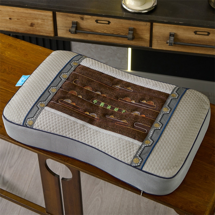 91家纺网 家纺一手货源 找家纺 （总）仁宇枕业 2026新款夏季款中草药决明子枕记忆枕荞麦枕枕头枕芯