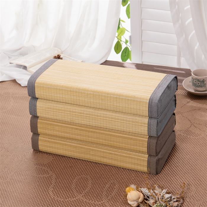 91家纺网 家纺一手货源 找家纺 （总）仁宇枕业 2026新款夏凉助眠金丝系列竹面竹席软枕枕头枕芯