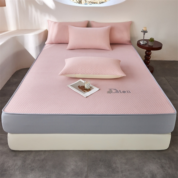 91家纺网 家纺一手货源 找家纺 （总）奥裕家纺 2026新款云母凉感冰豆豆席床笠款凉席席子