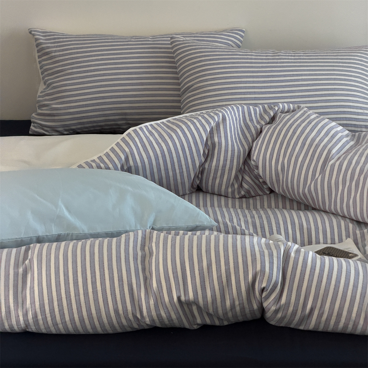 91家纺网 家纺一手货源 找家纺 （总）玛奇朵 2026新款全棉双层纱提花四件套-威尼斯系列  (会员-10）