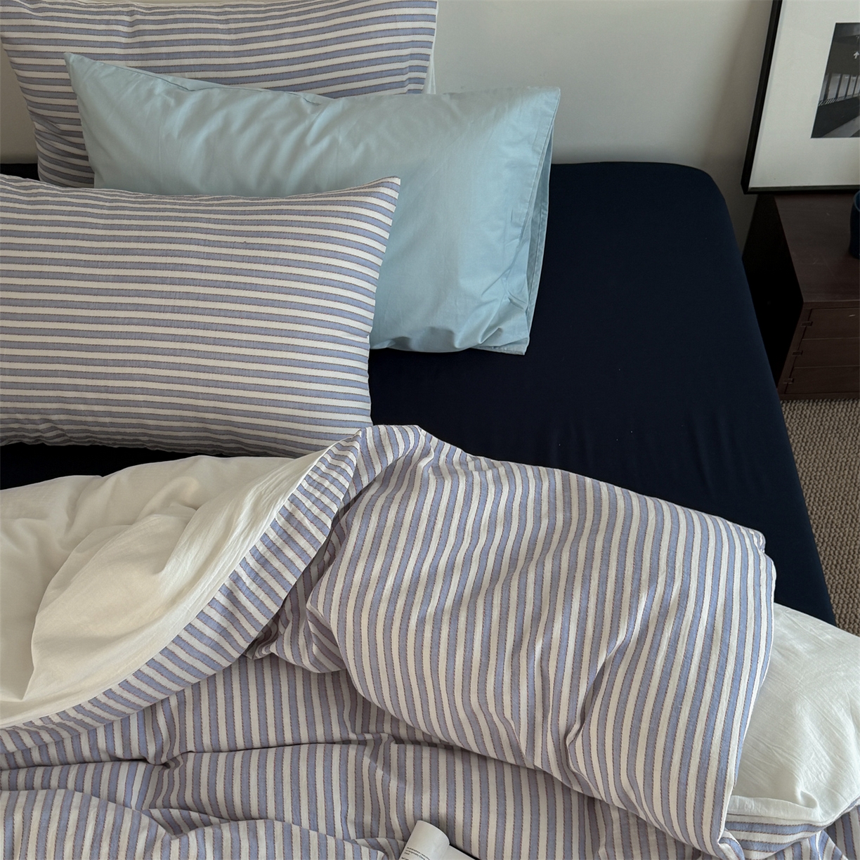 91家纺网 家纺一手货源 找家纺 （总）玛奇朵 2026新款全棉双层纱提花四件套-威尼斯系列  (会员-10）