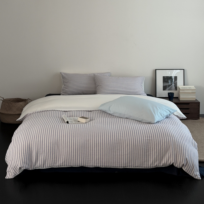 91家纺网 家纺一手货源 找家纺 （总）玛奇朵 2026新款全棉双层纱提花四件套-威尼斯系列  (会员-10）