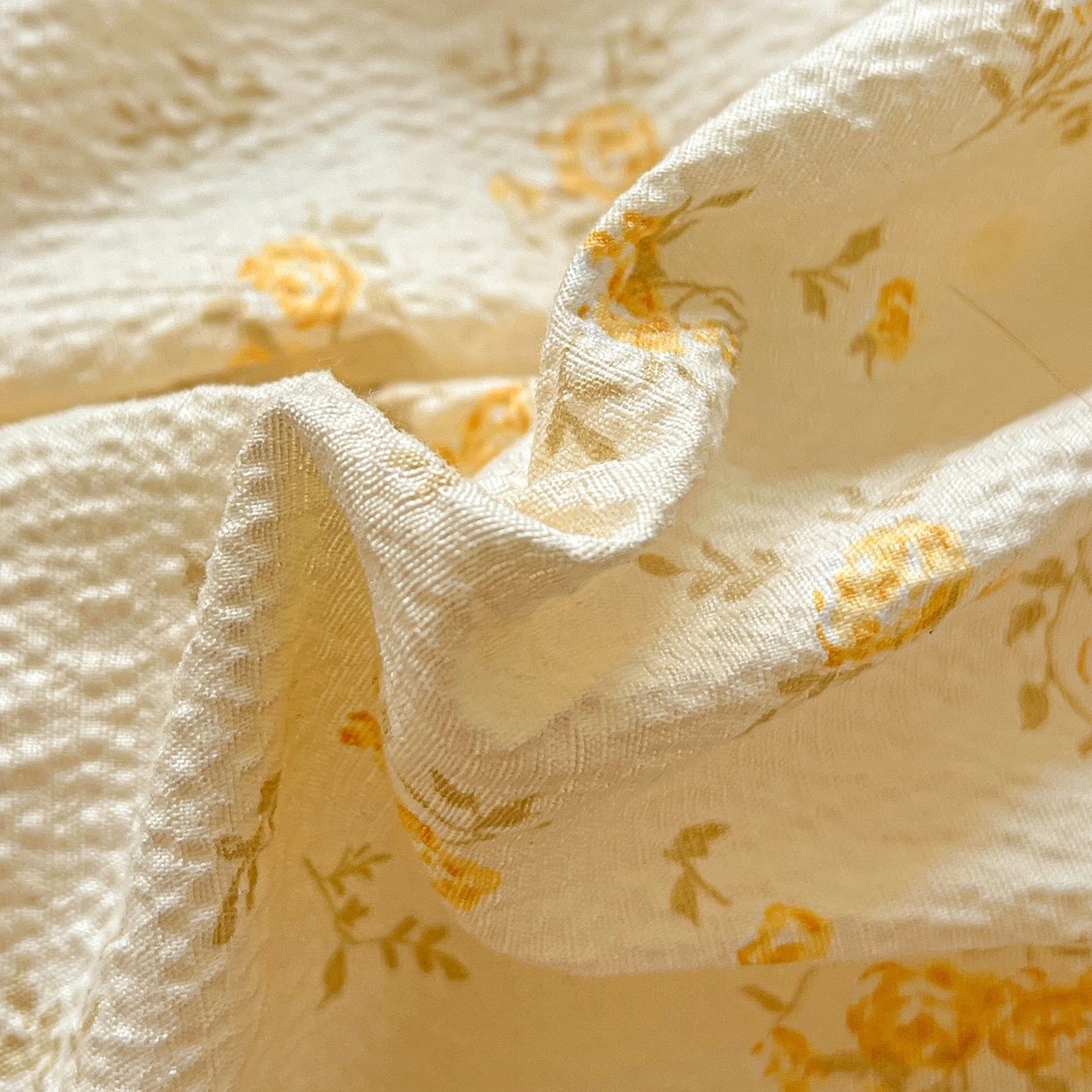 91家纺网 家纺一手货源 找家纺 仟人梦 2026新款云感双层纱印花四件套 舒芙蕾