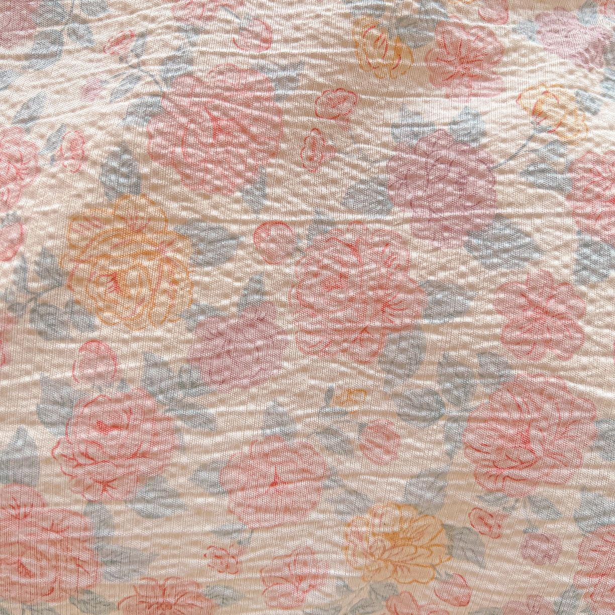 91家纺网 家纺一手货源 找家纺 仟人梦 2026新款云感双层纱印花四件套 水墨丹青-粉