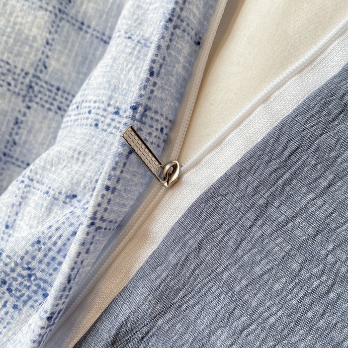 91家纺网 家纺一手货源 找家纺 （总）红日子纺织品 2026春夏新款云感复古皱皱纱四件套