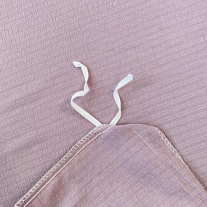 91家纺网 家纺一手货源 找家纺 红日子纺织品 2026春夏新款云感复古皱皱纱四件套 芳馨-豆沙