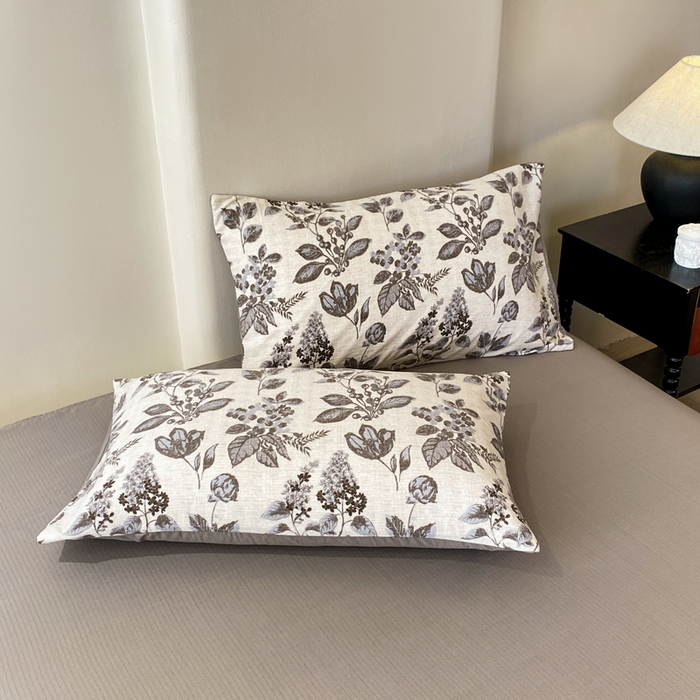 91家纺网 家纺一手货源 找家纺 红日子纺织品 2026春夏新款云感复古皱皱纱四件套 花都-卡