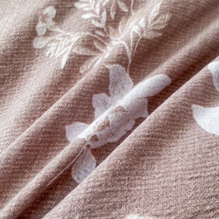 91家纺网 家纺一手货源 找家纺 红日子纺织品 2026春夏新款云感复古皱皱纱四件套 锦绣-卡