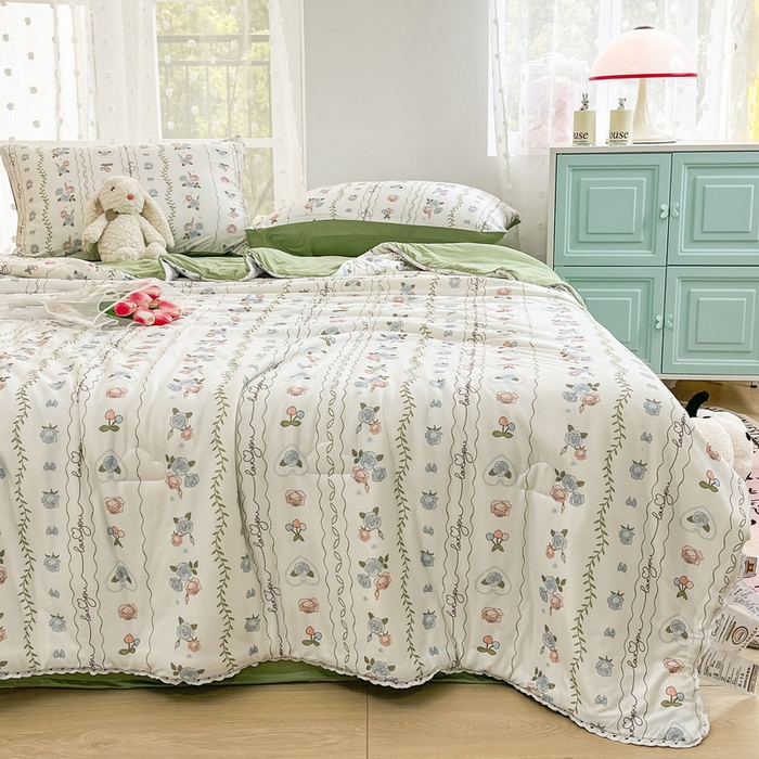 91家纺网 家纺一手货源 找家纺 （总）默忆 2026新款A类母婴级针织棉大豆云朵被子被芯夏被空调被春秋冬被四季被