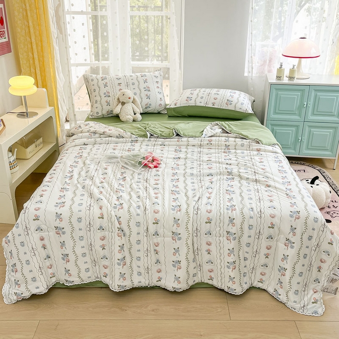 （总）默忆 2026新款A类母婴级针织棉大豆云朵被子被芯夏被空调被春秋冬被四季被