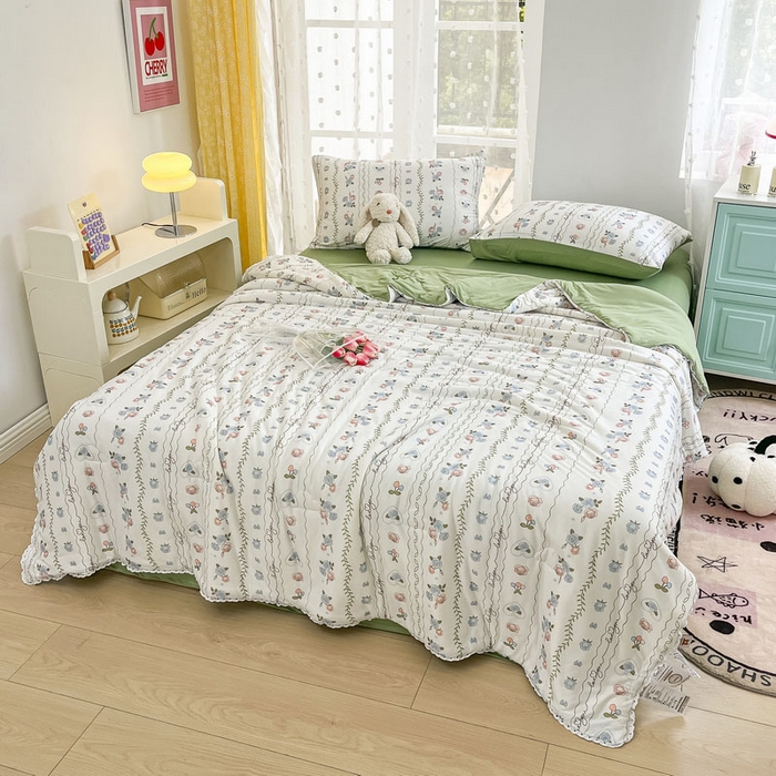 91家纺网 家纺一手货源 找家纺 （总）默忆 2026新款A类母婴级针织棉大豆云朵被子被芯夏被空调被春秋冬被四季被