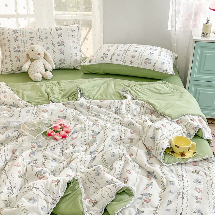 91家纺网 家纺一手货源 找家纺 （总）默忆 2026新款A类母婴级针织棉大豆云朵被子被芯夏被空调被春秋冬被四季被