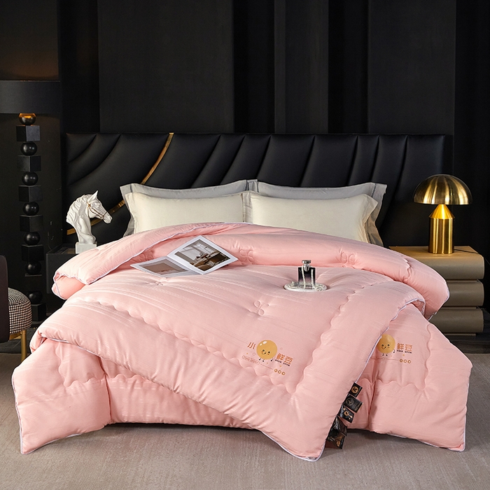 91家纺网 家纺一手货源 找家纺 （总）莱欧纳家纺 2026新款贡缎提花大豆拉链式子母被