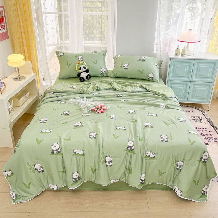 91家纺网 家纺一手货源 找家纺 （总）默忆 2026新款A类母婴级针织棉大豆云朵被子被芯夏被空调被春秋冬被四季被