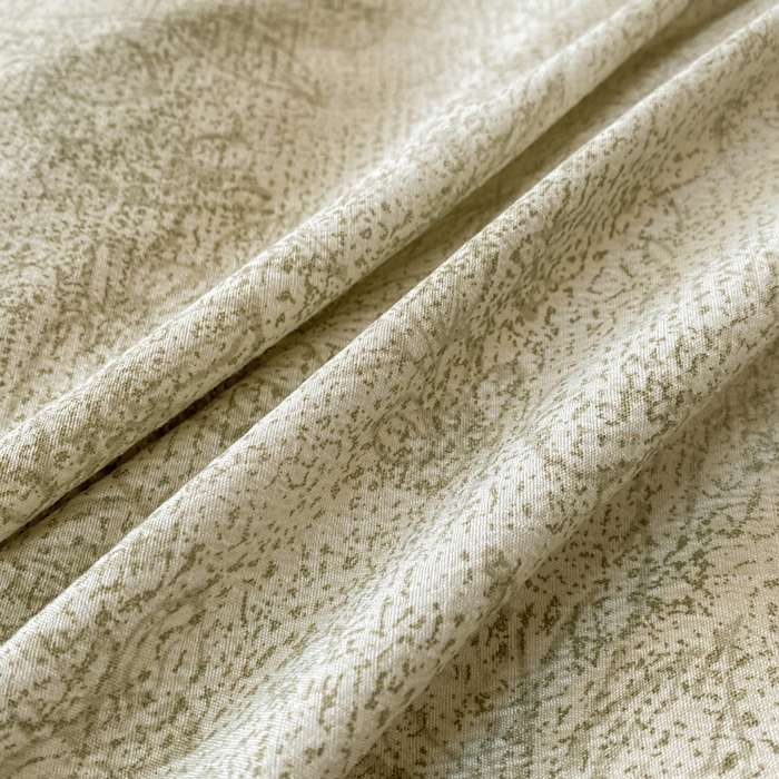 91家纺网 家纺一手货源 找家纺 红日子纺织品 2026春夏新款云感复古皱皱纱四件套 青萝-绿