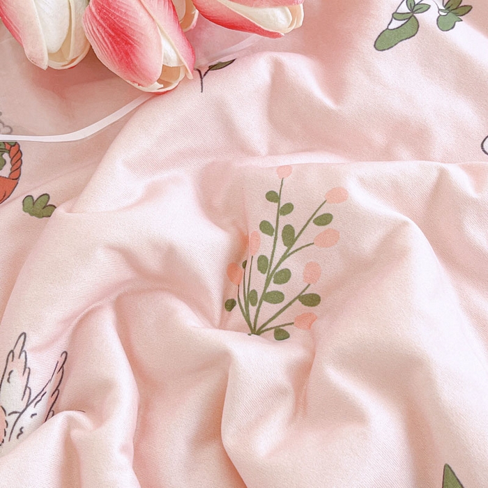 91家纺网 家纺一手货源 找家纺 默忆 2026新款A类母婴级针织棉大豆云朵被子被芯夏被空调被春秋冬被四季被 花仙子