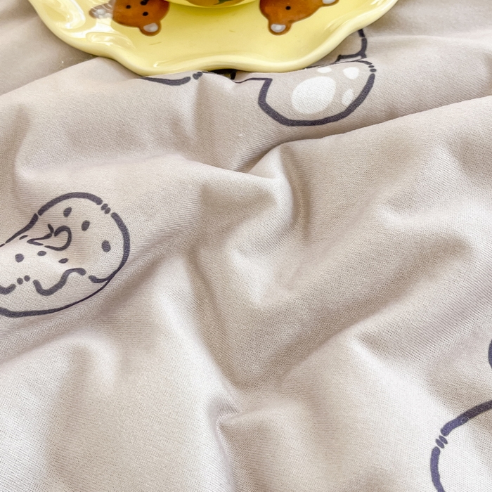 91家纺网 家纺一手货源 找家纺 默忆 2026新款A类母婴级针织棉大豆云朵被子被芯夏被空调被春秋冬被四季被 饼干熊