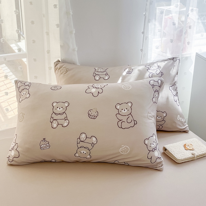 91家纺网 家纺一手货源 找家纺 默忆 2026新款A类母婴级针织棉大豆云朵被子被芯夏被空调被春秋冬被四季被 饼干熊