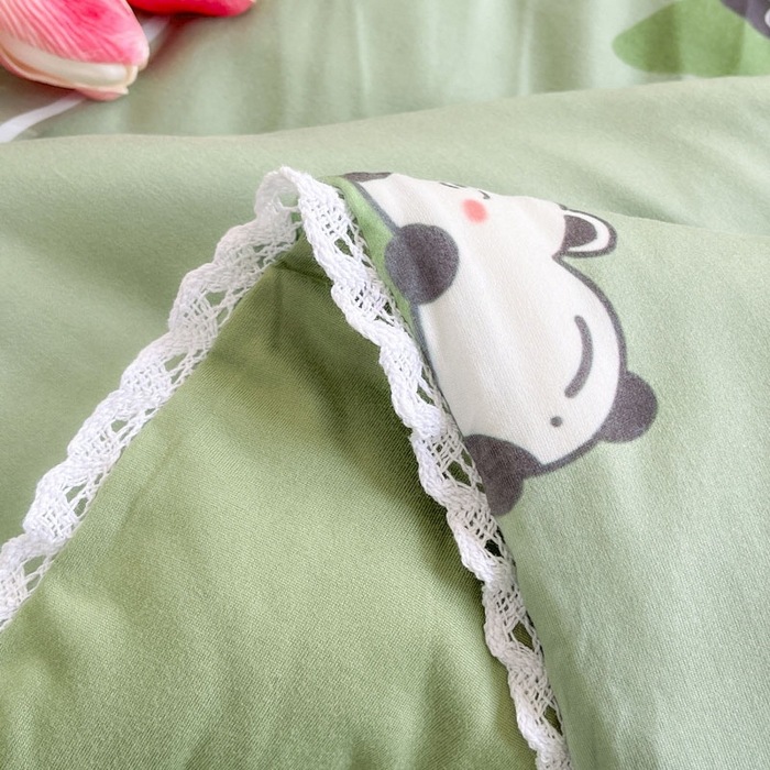 91家纺网 家纺一手货源 找家纺 默忆 2026新款A类母婴级针织棉大豆云朵被子被芯夏被空调被春秋冬被四季被 国宝熊猫