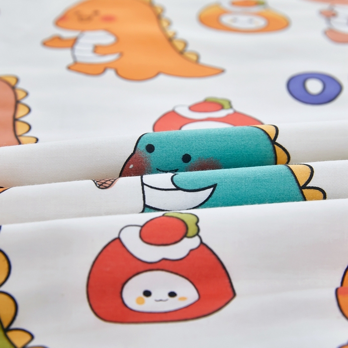 91家纺网 家纺一手货源 找家纺 黛妮雅 2026新款双面全棉羽丝夏被 恐龙宝贝