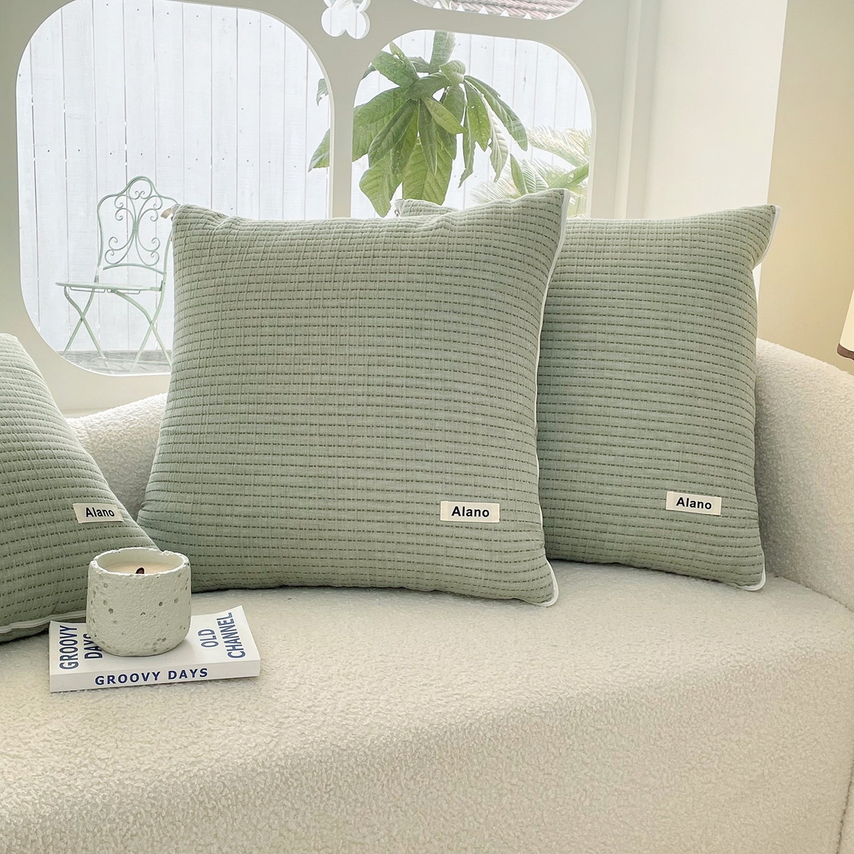 91家纺网 家纺一手货源 找家纺 （总）番茄+ 2026新款春夏色织全棉极简主义抱枕被