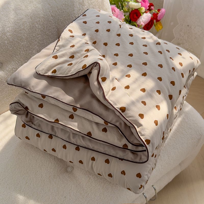 91家纺网 家纺一手货源 找家纺 （总）默忆 2026新款水洗棉双层纱夏被夏凉被空调被被子被芯