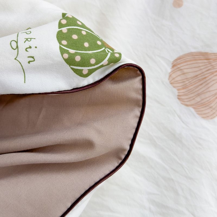 91家纺网 家纺一手货源 找家纺 默忆 2026新款水洗棉双层纱夏被夏凉被空调被被子被芯 南瓜日记