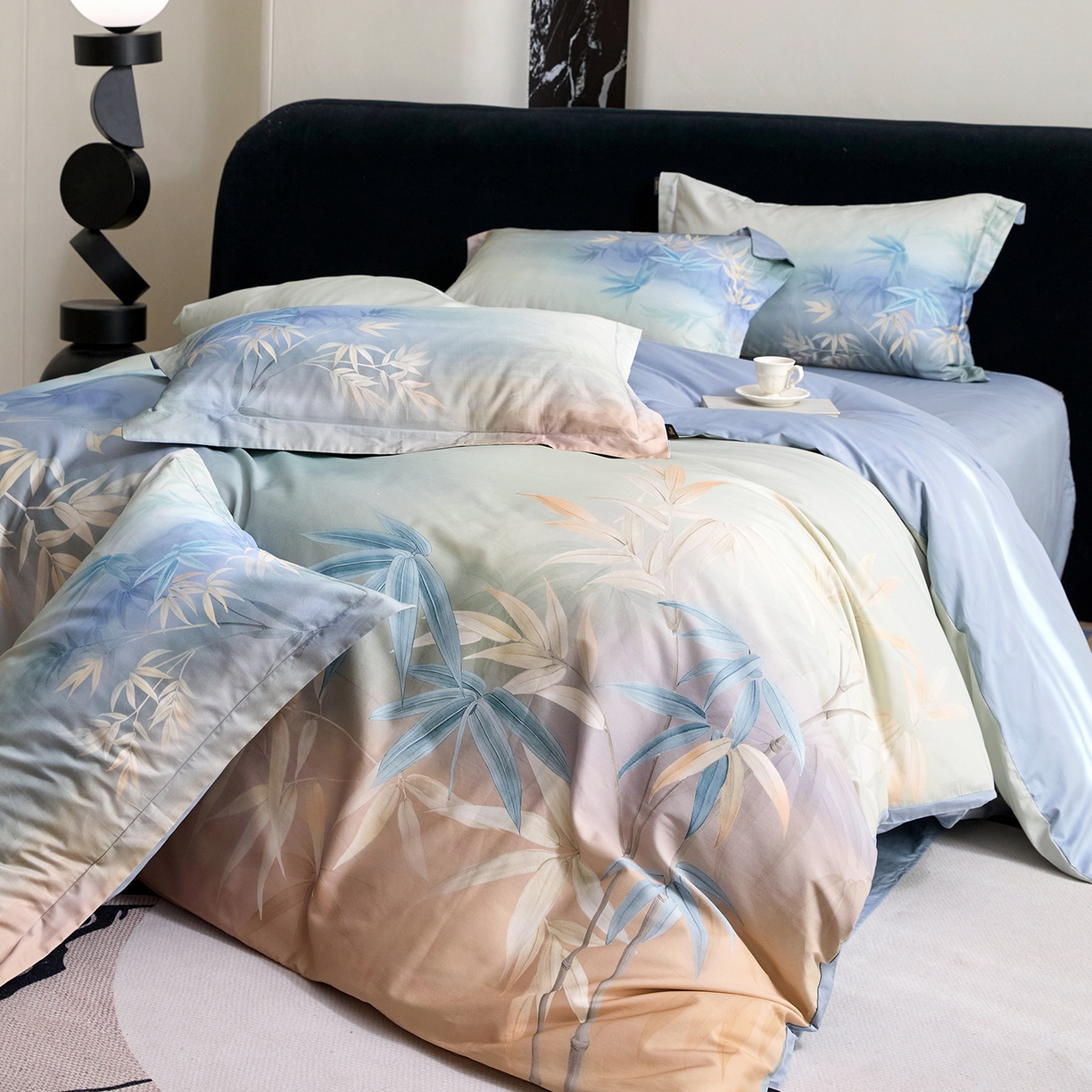 91家纺网 家纺一手货源 找家纺 （总）梧桐树 2026新款60长绒棉平网大版系列四件套