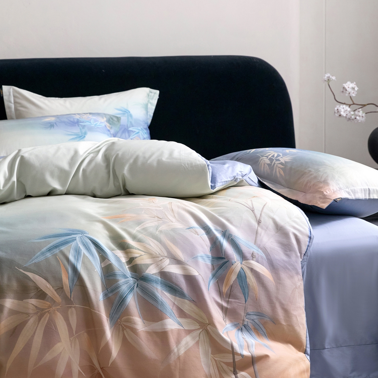 91家纺网 家纺一手货源 找家纺 （总）梧桐树 2026新款60长绒棉平网大版系列四件套