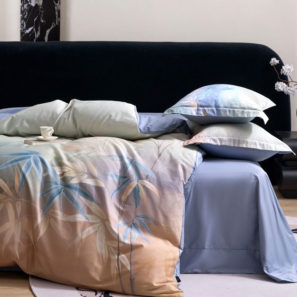 91家纺网 家纺一手货源 找家纺 （总）梧桐树 2026新款60长绒棉平网大版系列四件套