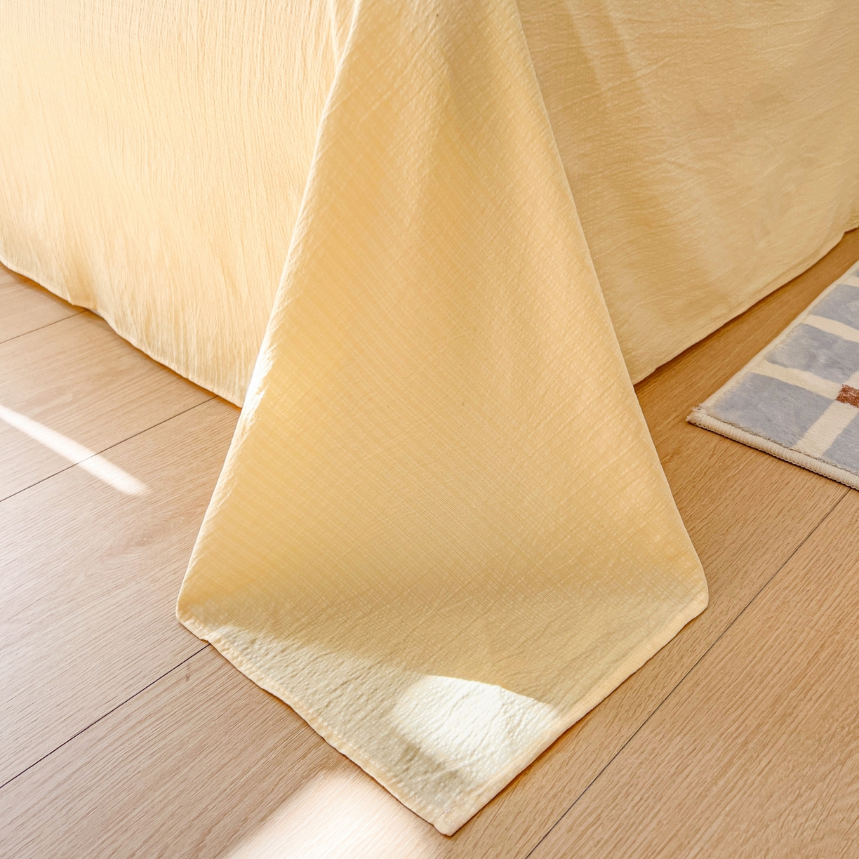 91家纺网 家纺一手货源 找家纺 （总）童颜 2026新款软糯泡芙纱水洗棉卡通毛巾绣四件套