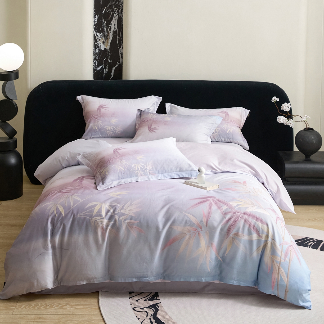 91家纺网 家纺一手货源 找家纺 （总）梧桐树 2026新款60长绒棉平网大版系列四件套