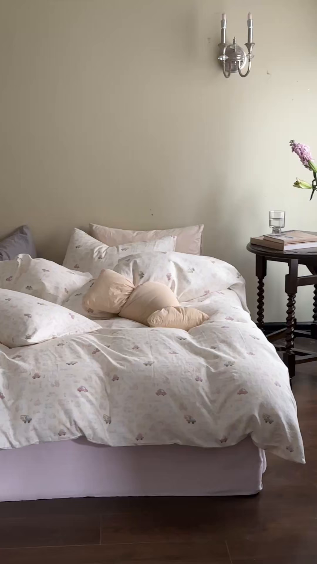 91家纺网 家纺一手货源 找家纺 洋铭区（原狠狠爱） 2026春季新款简约全棉 无边双层纱 四件套系列 卡卡小汽车