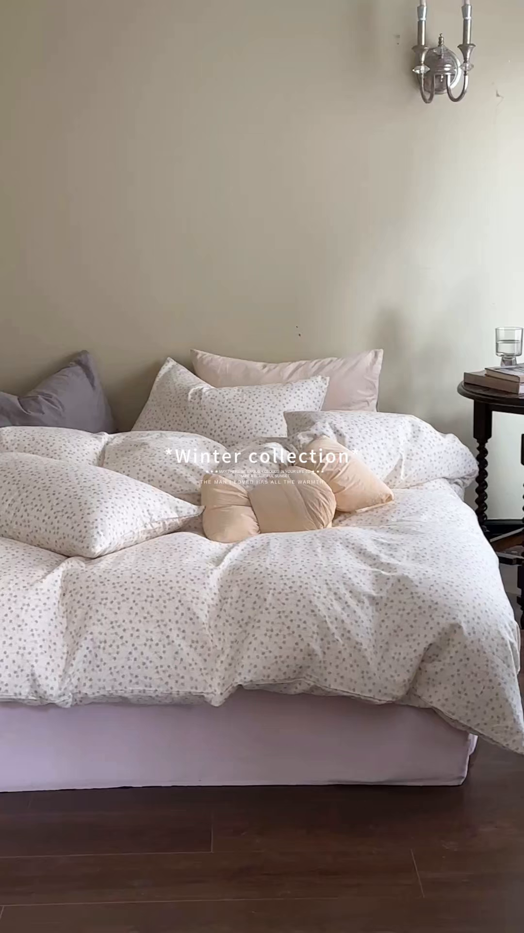 91家纺网 家纺一手货源 找家纺 洋铭区（原狠狠爱） 2026春季新款简约全棉 无边双层纱 四件套系列 春色绿意