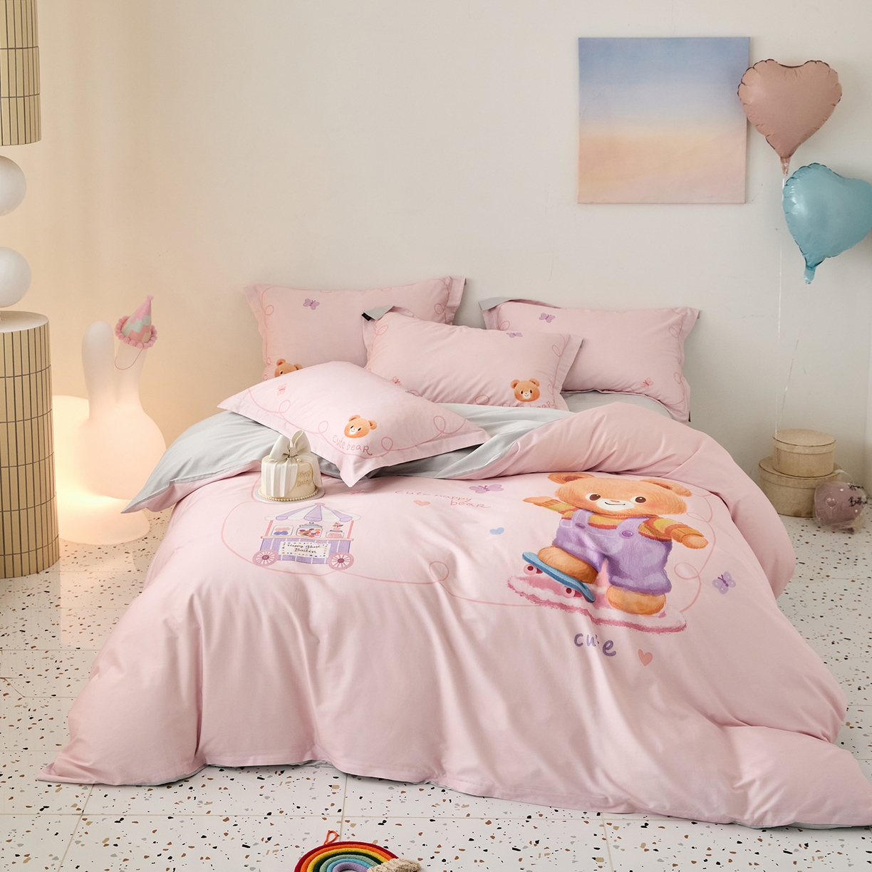 91家纺网 家纺一手货源 找家纺 （总）梧桐树 2026新款60长绒棉平网大版系列四件套