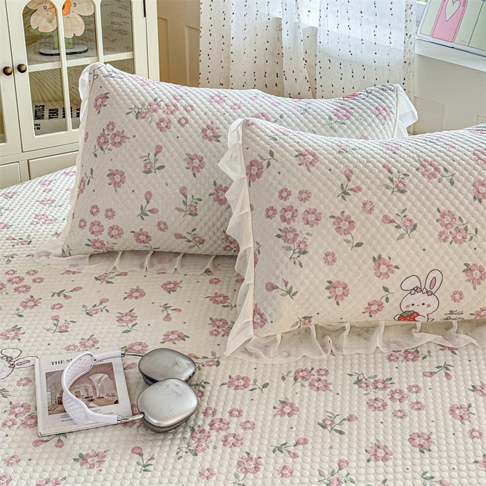 91家纺网 家纺一手货源 找家纺 （总）奥裕家纺 2026新款印花凉感云母凉感冰豆豆席床裙席凉席席子