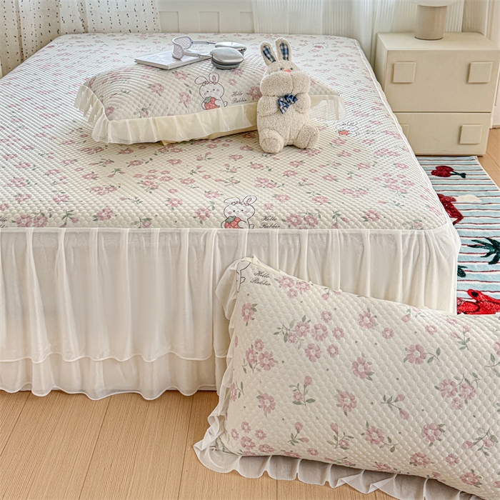 91家纺网 家纺一手货源 找家纺 （总）奥裕家纺 2026新款印花凉感云母凉感冰豆豆席床裙席凉席席子